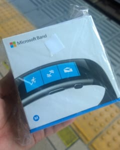 Microsoft Band2 パッケージ